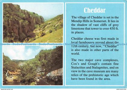 D115013 Cheddar. Cheddar Gorge. Cheddar Village. J. Arthur Dixon. Multi View. 19