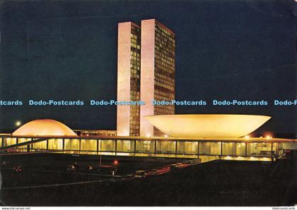 D115936 Brasil Turistico. Brasilia. D. F. Aspecto do Congresso. Mercator. 1982