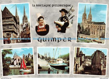 D119825 La Bretagne Pittoresque Quimper. Belles Editions de Bretagne. Y. R. Caou