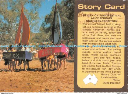 D119897 Story Card. Henley on Todd Festival Alice Springs. Nucolorvue Production