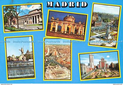 D140925 Madrid Recuerdo de Madrid Souvenir from Madrid J L Gallegos Multi View