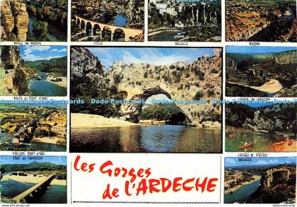 D145359 Les Gorges de lArdeche. Les Grands Paysages du Vivarais. Les Gorges de l