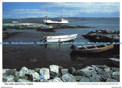 D146669 Jetty and ferry. Gigha. Sue Anderson. Judges