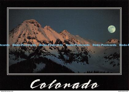 D146983 Colorado. Moonlight highlights Rocky Mountains. Jeff Andrew. 1994. Snow