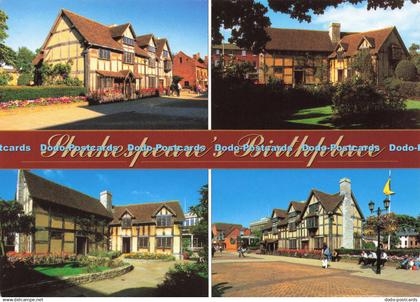 D147036 Shakespeare Birthplace. Warwickshire. J. Salmon. Multi View