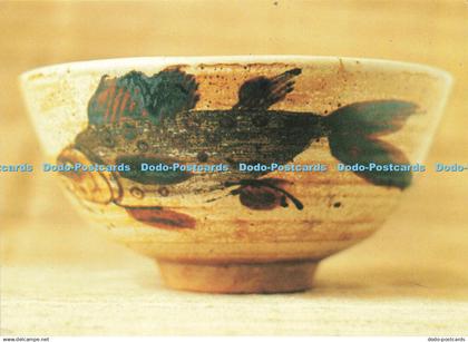 D147419 Stoneware Bowl. Fish. Henry Hammond. Patrons of Pots Productions. 1994