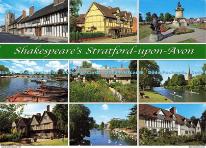 D151052 Shakespeare Stratford Upon Avon. River Avon. J. Salmon. Multi View