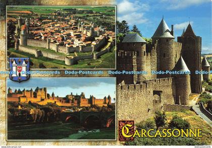 D152992 Carcassonne. La Cite Carcassonne Forme. Valoire. Leconte. Multi View