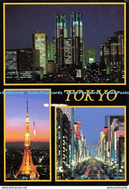 D153185 Tokyo. Tokyo Nigh View. NBC. Multi View
