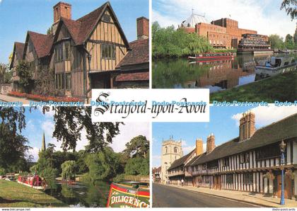 D160202 Stratford Upon Avon. The River Avon. Jarrold. Multi View