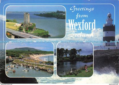 D162299 Greetings From Wexford Ireland. John Hinde. Multi View