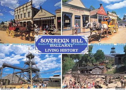 D163159 Sovereign Hill Ballarat Living History. Gold Mining Village Ballarat. Th