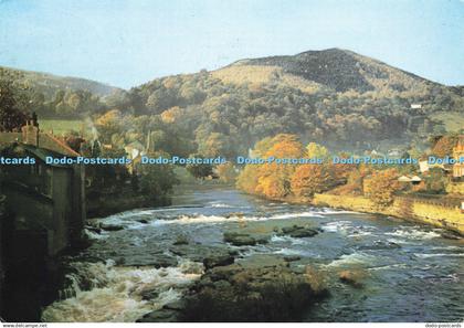 D163952 Denbighshire. River Dee. Llangollen. J. Arthur Dixon. 1980