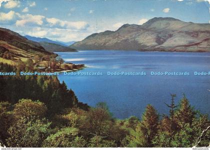 D170128 Loch Lomond. With the Ben Beyond Dunbartonshire. Valentine. Scots Pictor