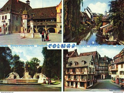 D170938 Colmar. Andenken von Colmar. La Cigogne. Hachette. Multi View