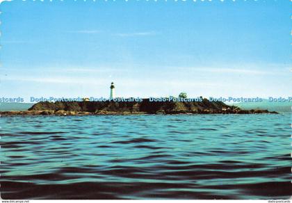 D171295 Destruction Island. Washington Seacoast. Ellis Post Card. Dexter Press.