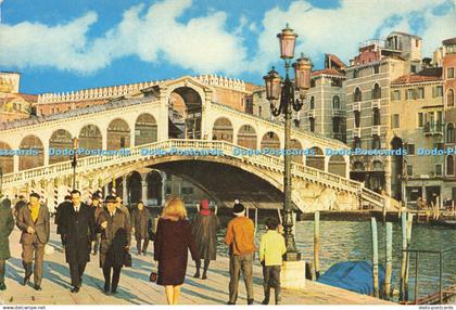 D175401 Venise. Rialto Bridge. Quadrifoglio. Grafiche Tirelli