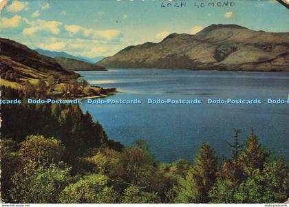 D180028 Dunbartonshire. Loch Lomond with the Ben Beyond. Valentine. Scots Pictor