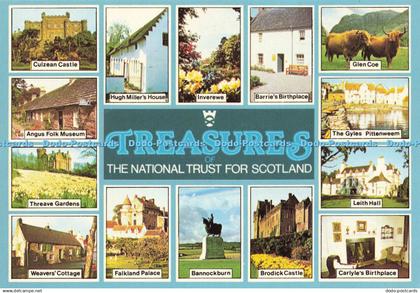 D191102 Treasures the National Trust for Scotland. Falkland Palace. Bannockburn.