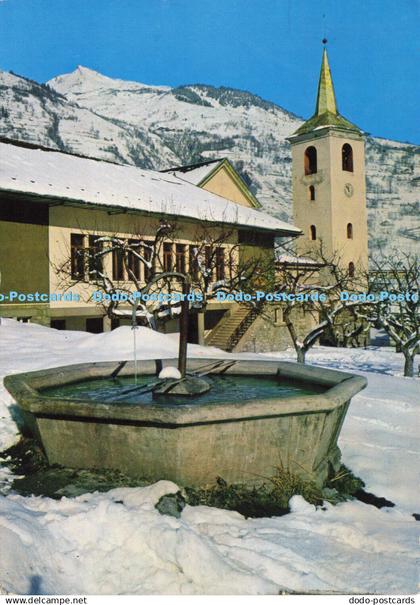 D191705 Bourg Saint Maurice les Arcs. L Eglise de Bourg. Combier Macon. Cim. 198