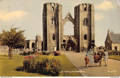 PC01469 Elgin Cathedral. Valentine. 1960