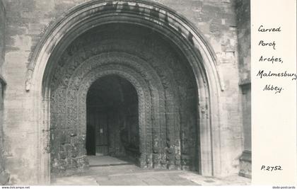 PC23154 Carved Porch Arches. Malmesbury Abbey