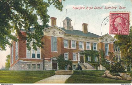 PC36874 Stamford High School. Stamford. Conn. Hugh C. Leighton. B. Hopkins. 1911