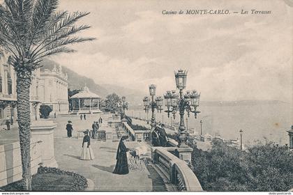 PC37270 Casino de Monte Carlo. Les Terrasses. 1907