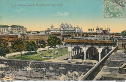 PC43788 Agra. Dewan am and Moti Masjid. Agra Fort. B. Hopkins