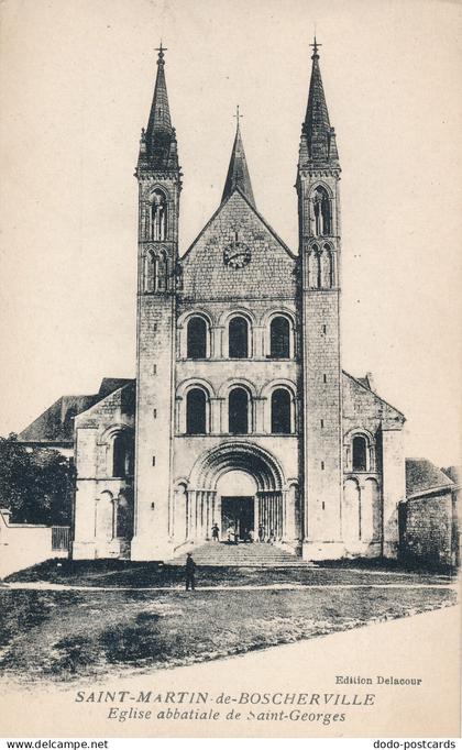 PC46282 Saint Martin de Boscherville. Eglise Abbatiale de Saint Georges. Delacou