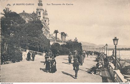 PC46420 Monte Carlo. Les Terrasses du Casino. Photomecaniques