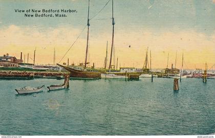 PC46633 View of New Bedford Harbor. New Bedford. Mass. B. Hopkins