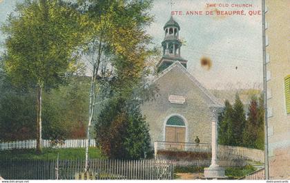 PC49718 The Old Church. Ste Anne de Beaupre. Que. Montreal Import. No 2033