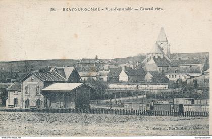 PC51014 Bray Sur Somme. General View. G. Lelong. No 194