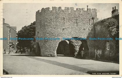 R002532 The Five Arches. Tenby. 1954