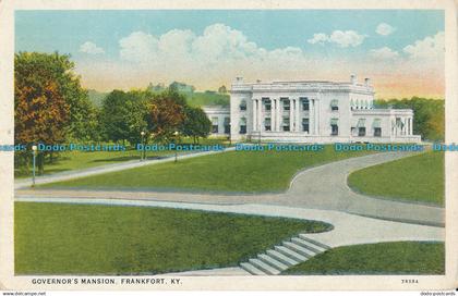 R008750 Governors Mansion. Frankfort. KY. W. J. Kuh