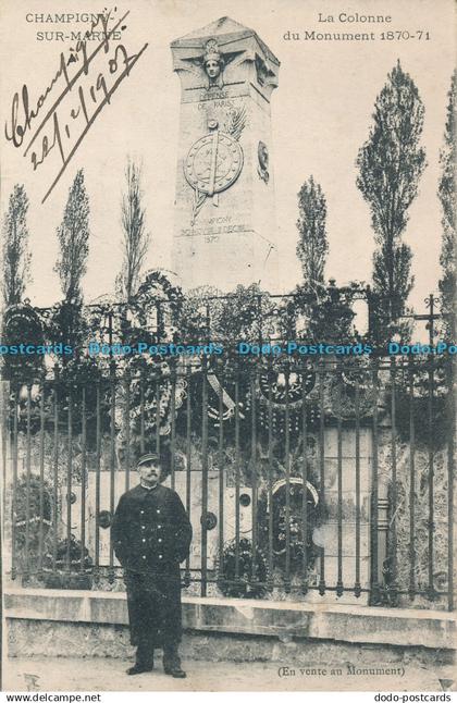 R010827 Champigny sur Marne. La Colonne du Monument