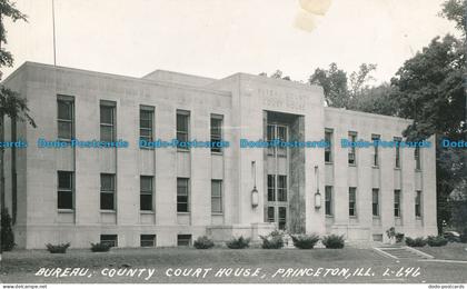 R012227 Bureau. County Court House. Princeton. Ill. B. Hopkins