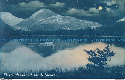 R012351 Lourdes la Nuit. Lac de Lourdes. Viron