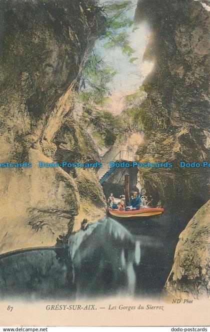 R013979 Gresy sur Aix. Les Gorges du Sierroz. ND. No 87