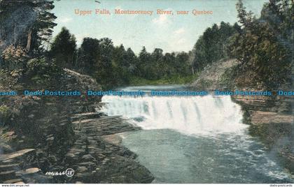 R014308 Upper Falls. Montmorency River near Quebec. Valentine. B. Hopkins