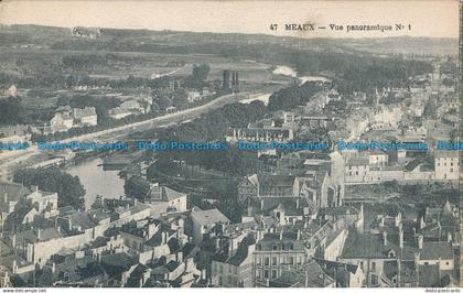 R015347 Meaux. Vue Panoramique. J. Bourgogne