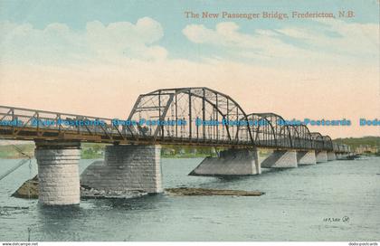 R017266 The New Passenger Bridge. Fredericton. N. B. Valentine