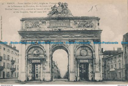 R017894 Nancy. Porte Desilles. Reunies de Nancy. No 45