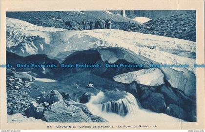 R020471 Gavarnie. Cirque de Gavarnie. le Pont de Neige. Levy et Neurdein Reunis.