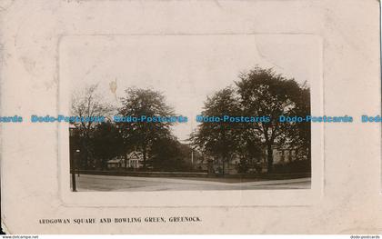 R026213 Ardgowan Square and Bowling Green. Greenock. 1908