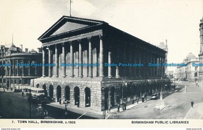 R028230 Town Hall. Birmingham. Birmingham Public Libraries