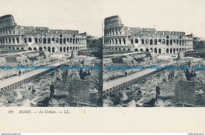 R030131 Rome. Le Colisee. LL. No 22