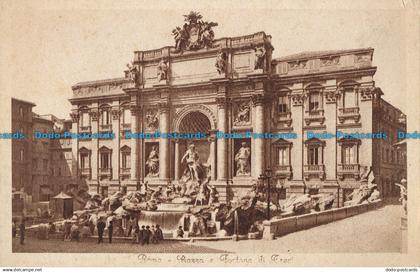 R030153 Roma. Piazza e Fontana di Trevi. Enrico Verdesi