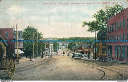 R032252 King Street and East Sherbrooke Bridge. Sherbrooke. P. Q. 1907